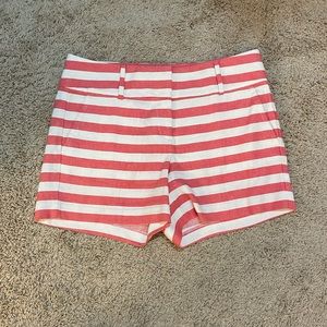 RED AND WHITE ANN TAYLOR SHORTS